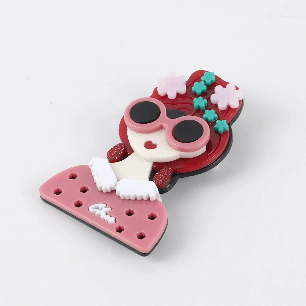 Humans of New York Acrylic Brooches