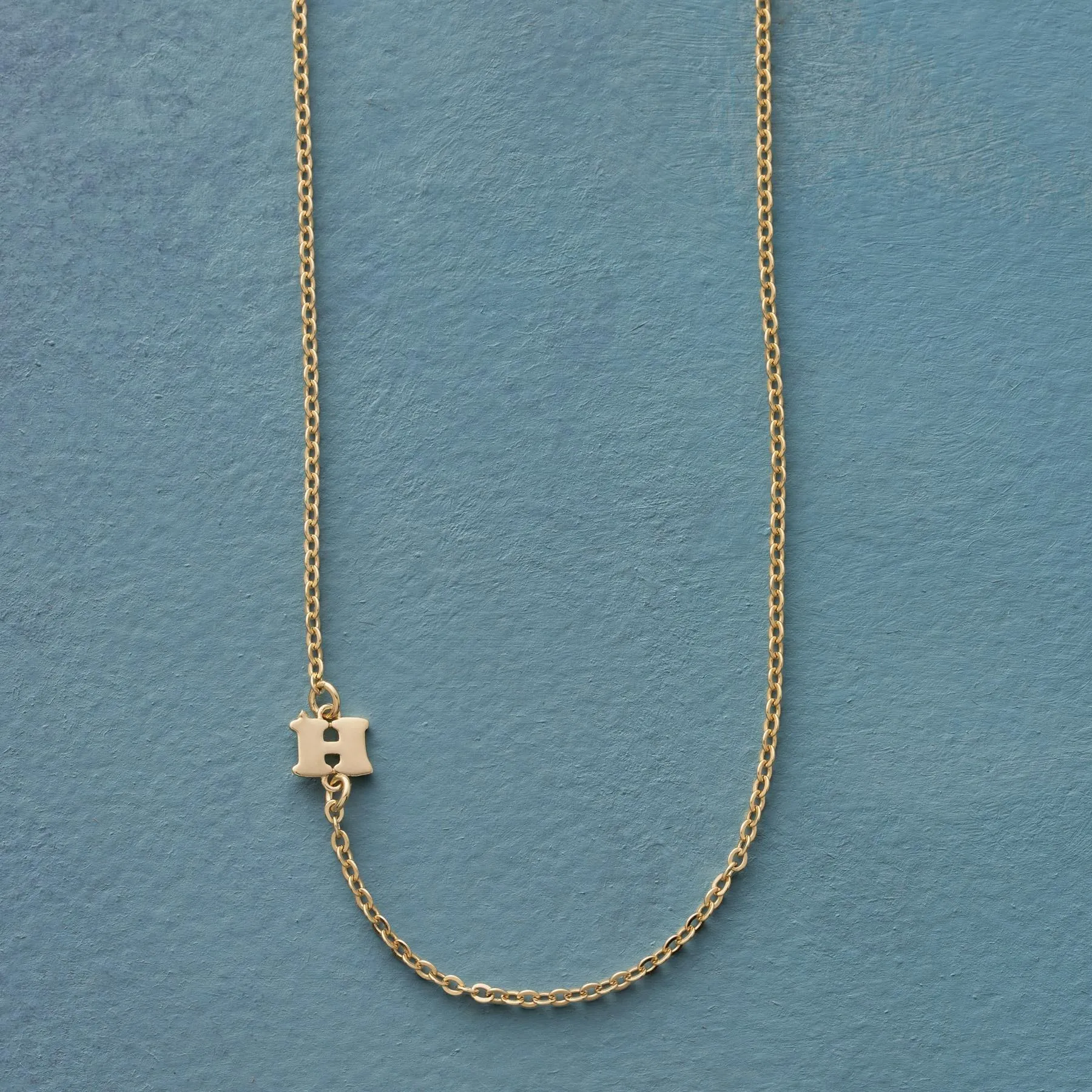 Initial Spark Necklace
