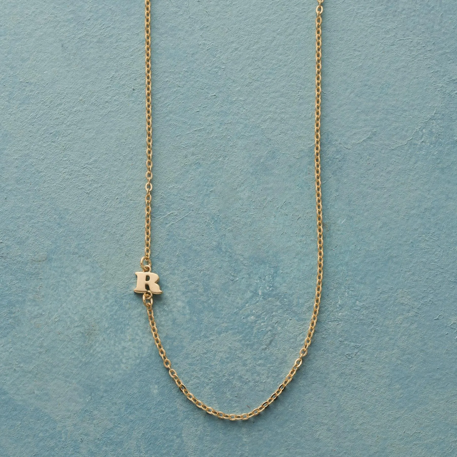 Initial Spark Necklace