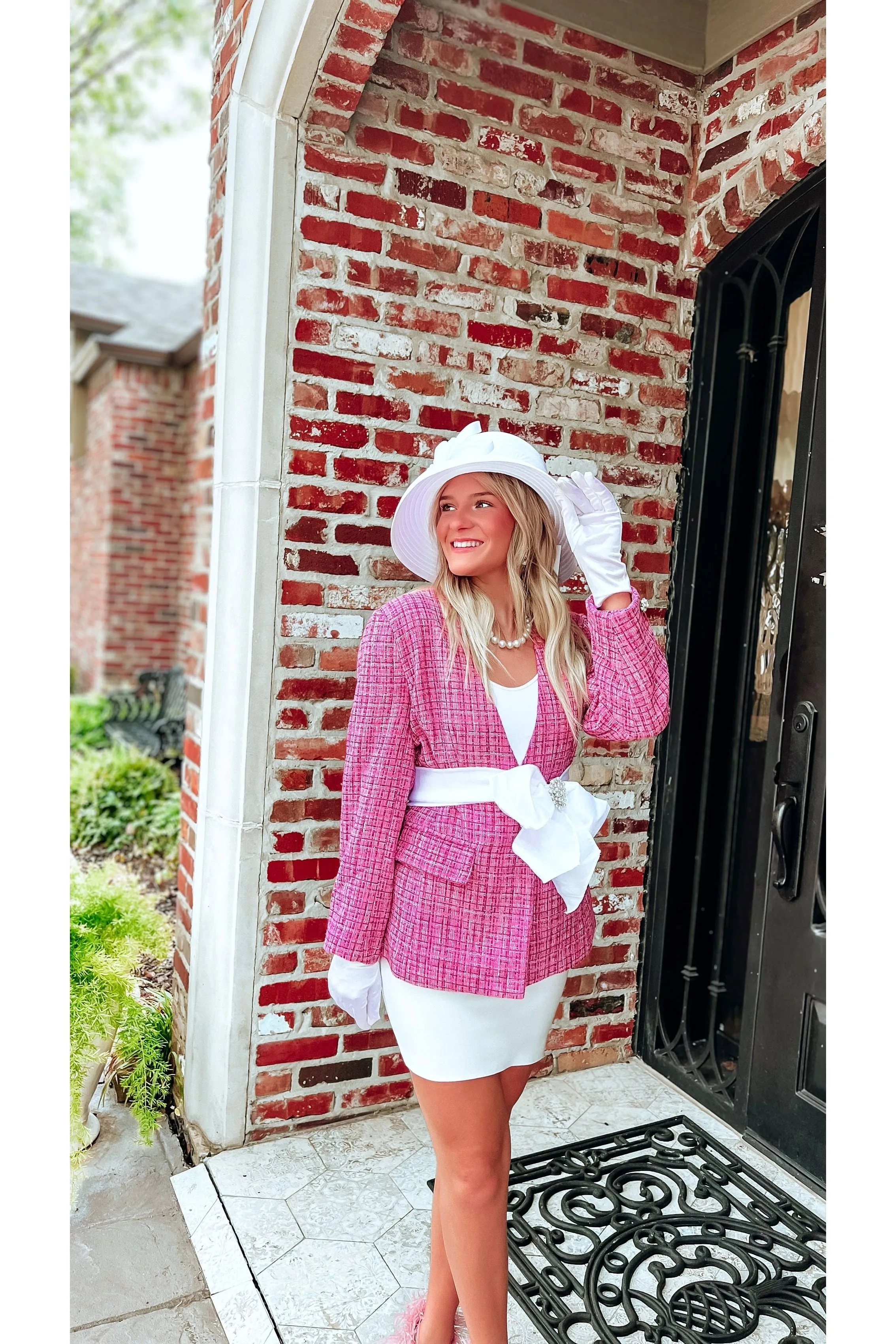 Jackie O Tweed Jacket Blazer