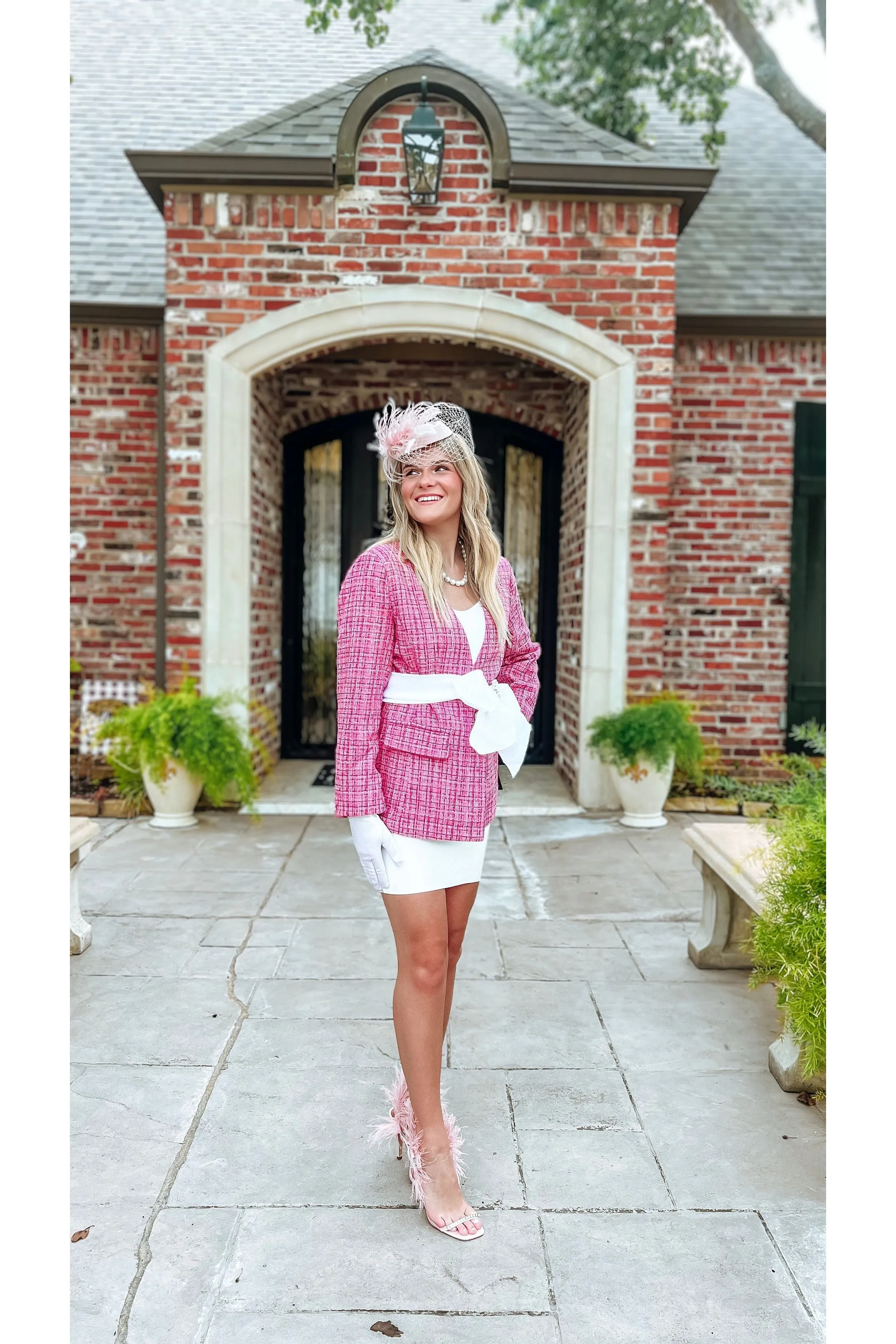 Jackie O Tweed Jacket Blazer