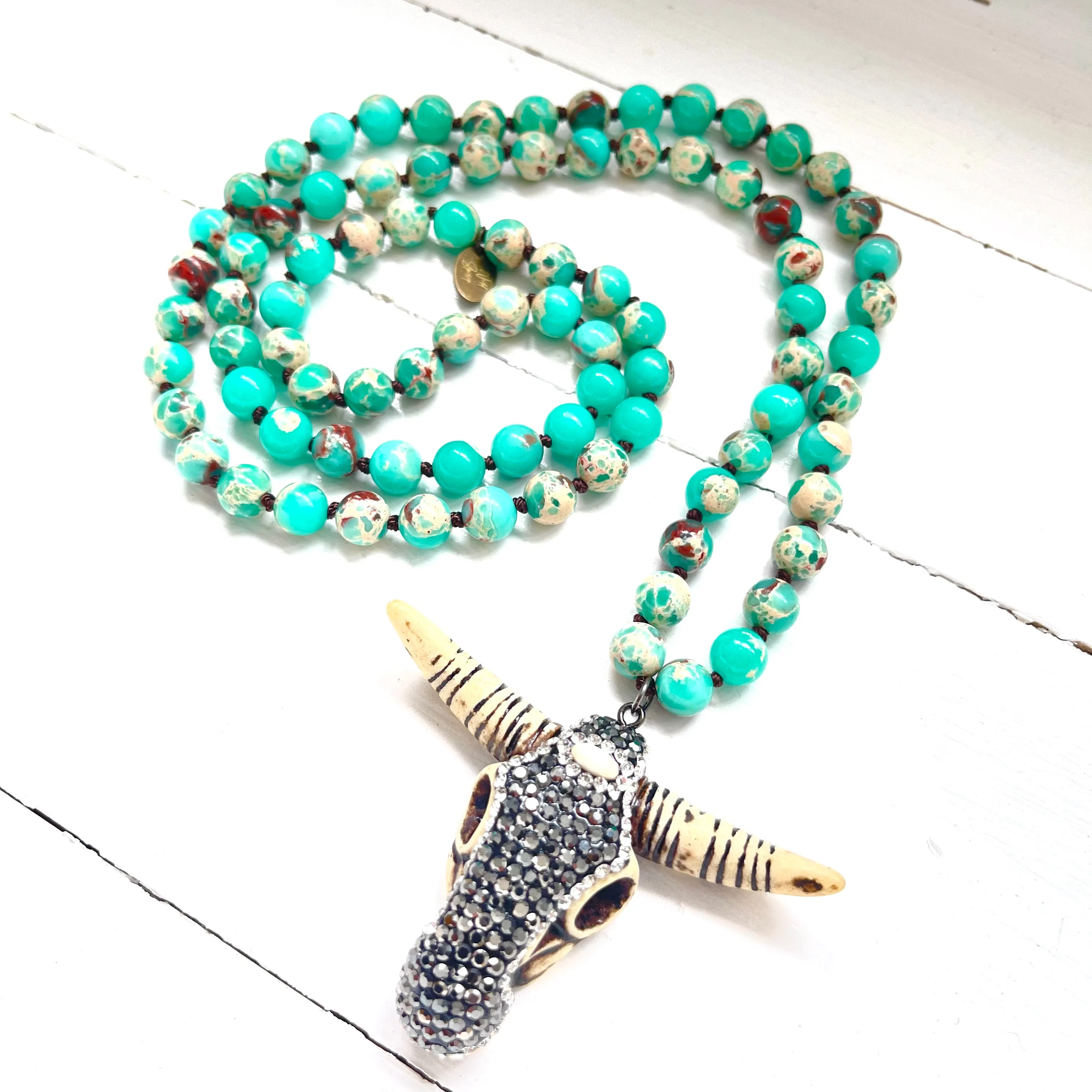 Jade Buffy Necklace