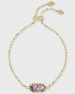 Kendra Scott Elaina Purple Amethyst Delicate Chain Bracelet