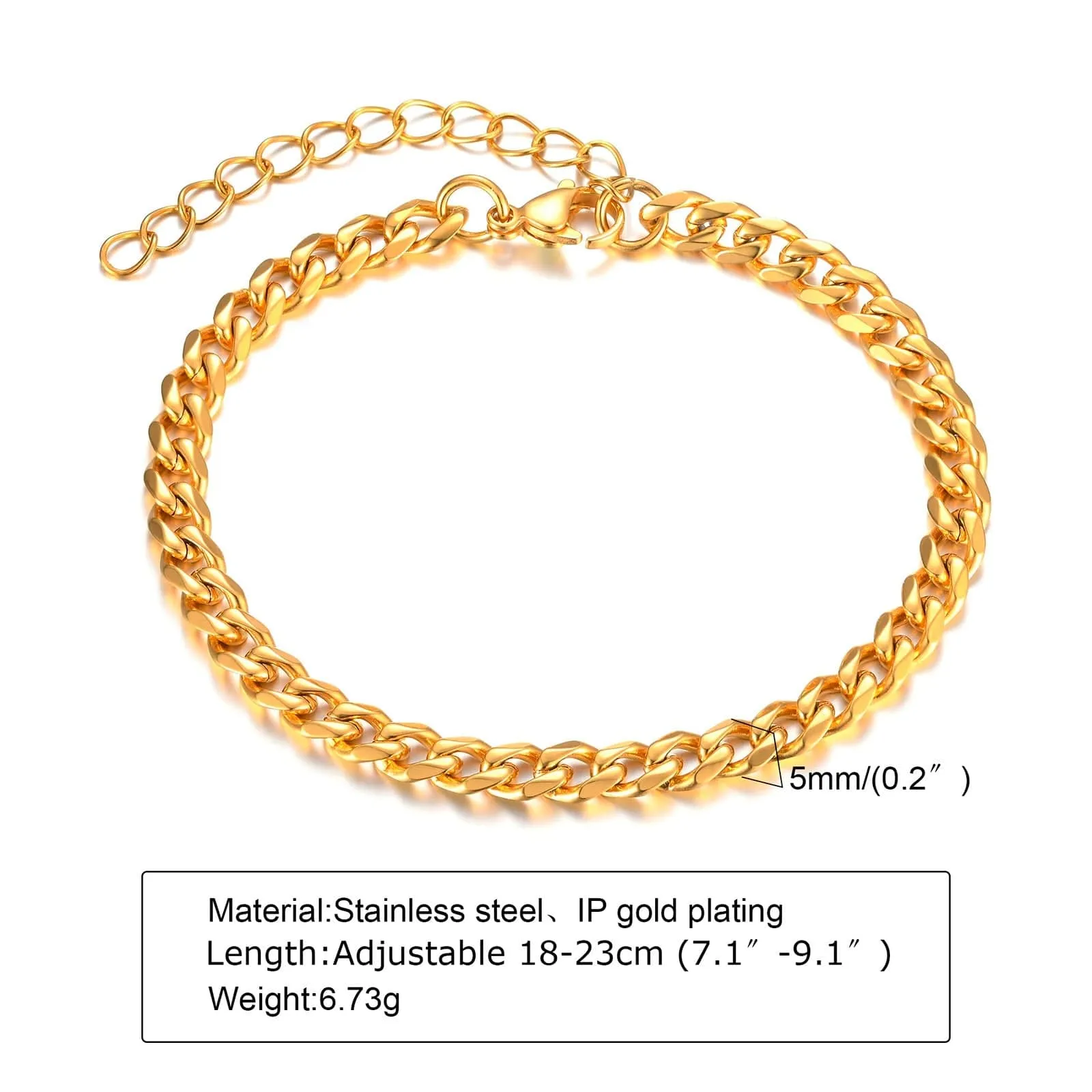 Layered  Chain Bracelets