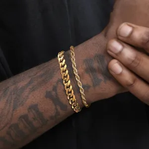 Layered  Chain Bracelets