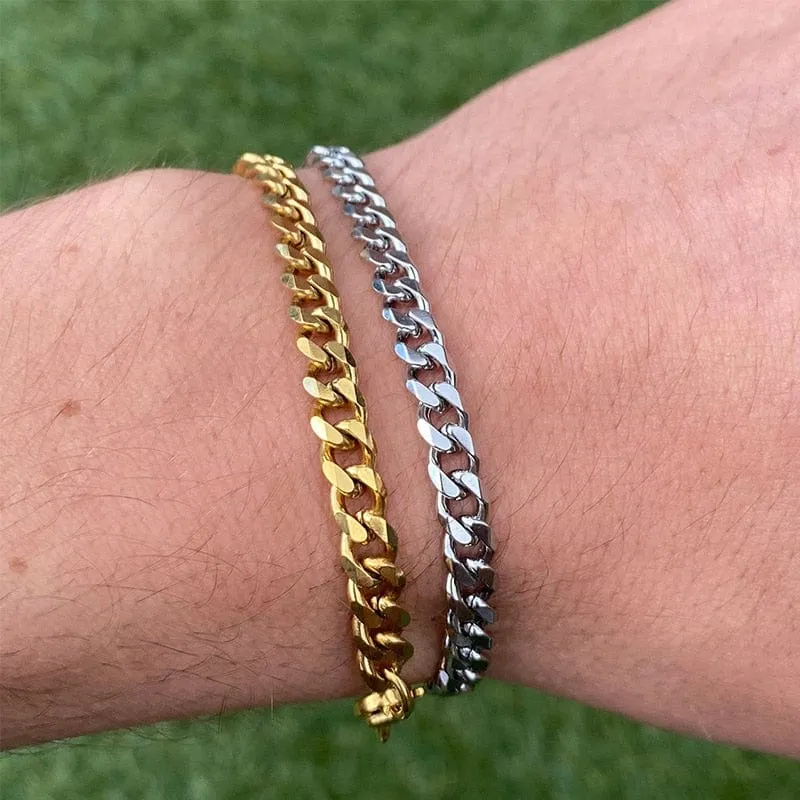 Layered  Chain Bracelets
