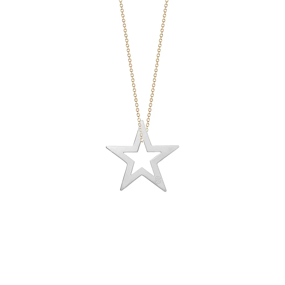 Liat Star Initial Necklace