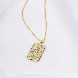 Lion Heart Gold Necklace