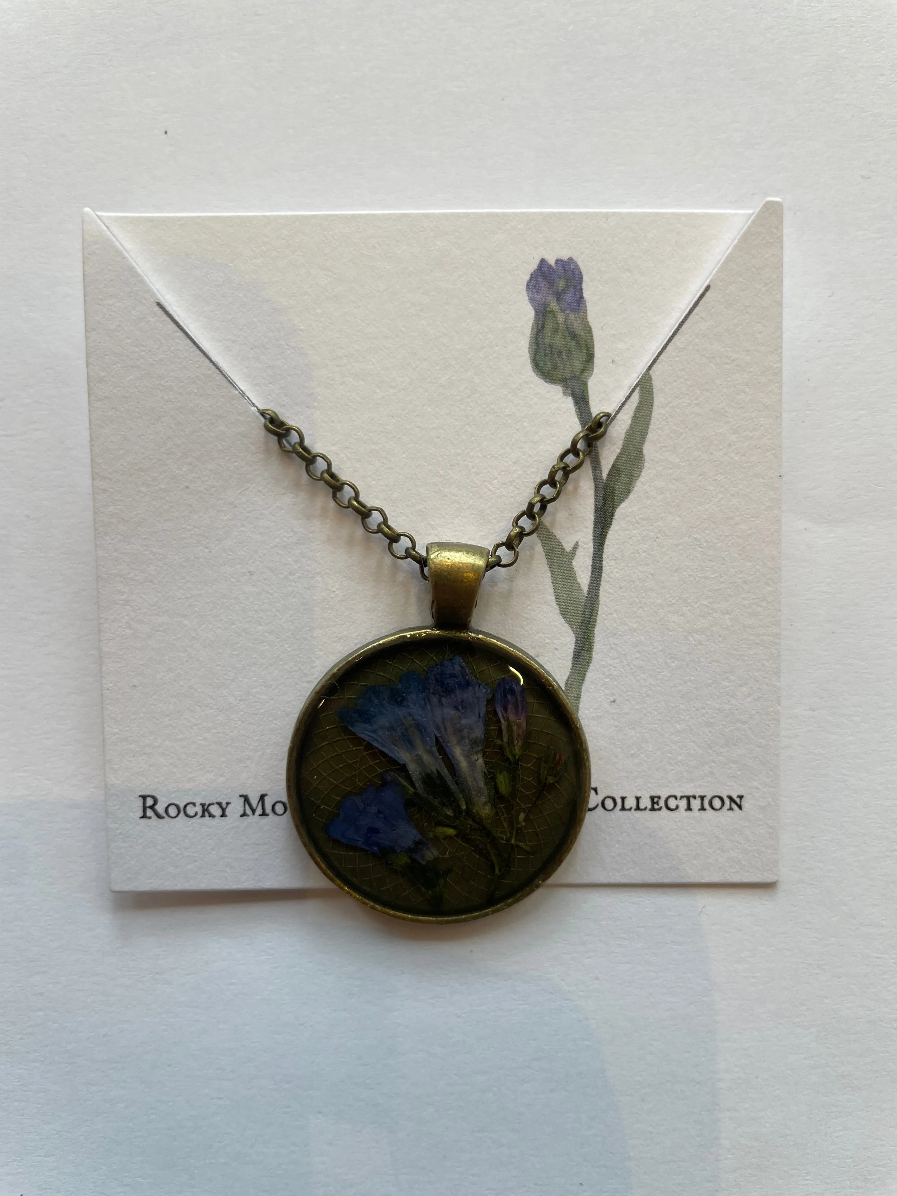 Local Pressed Flower Necklace