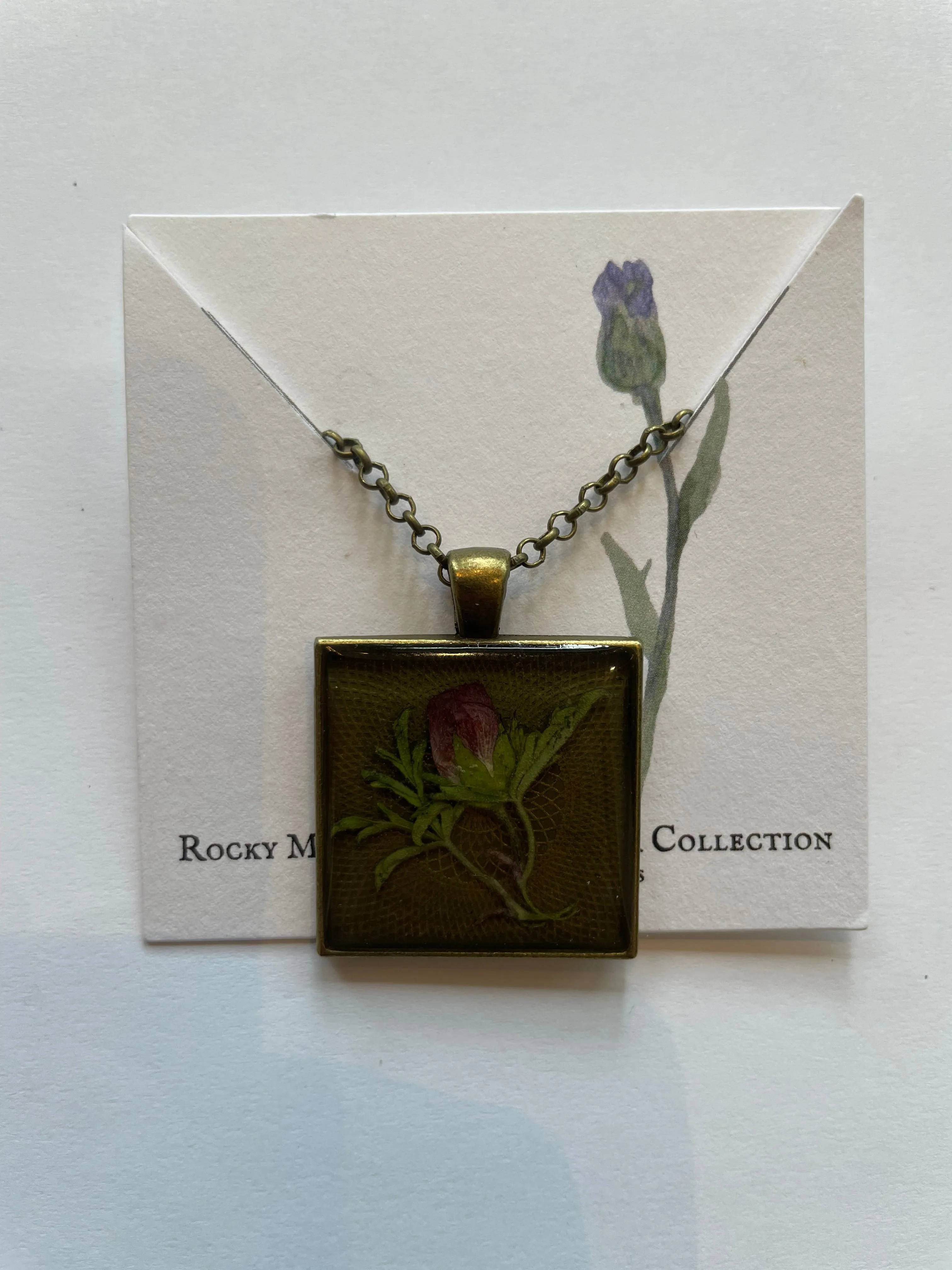 Local Pressed Flower Necklace