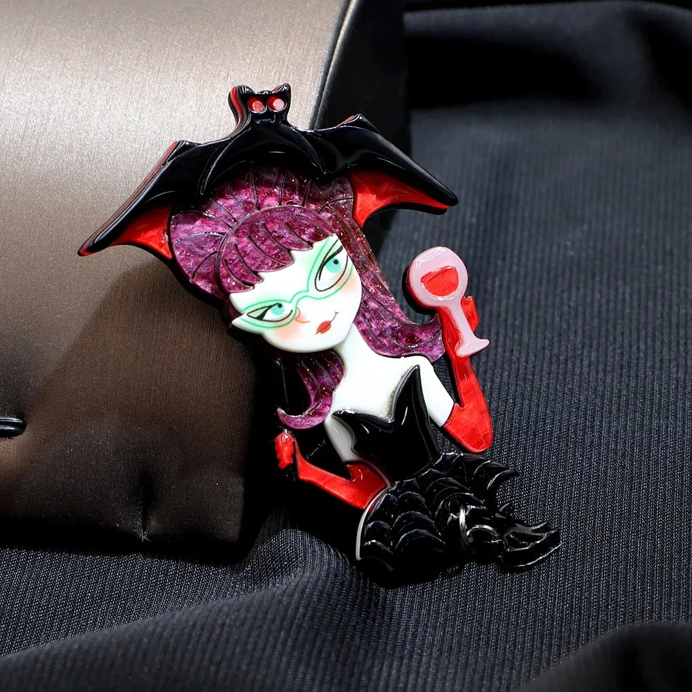 Lydia Acrylic Brooch