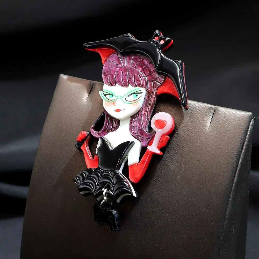 Lydia Acrylic Brooch