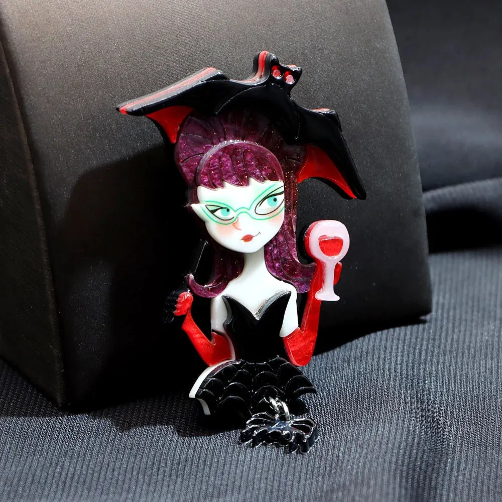 Lydia Acrylic Brooch