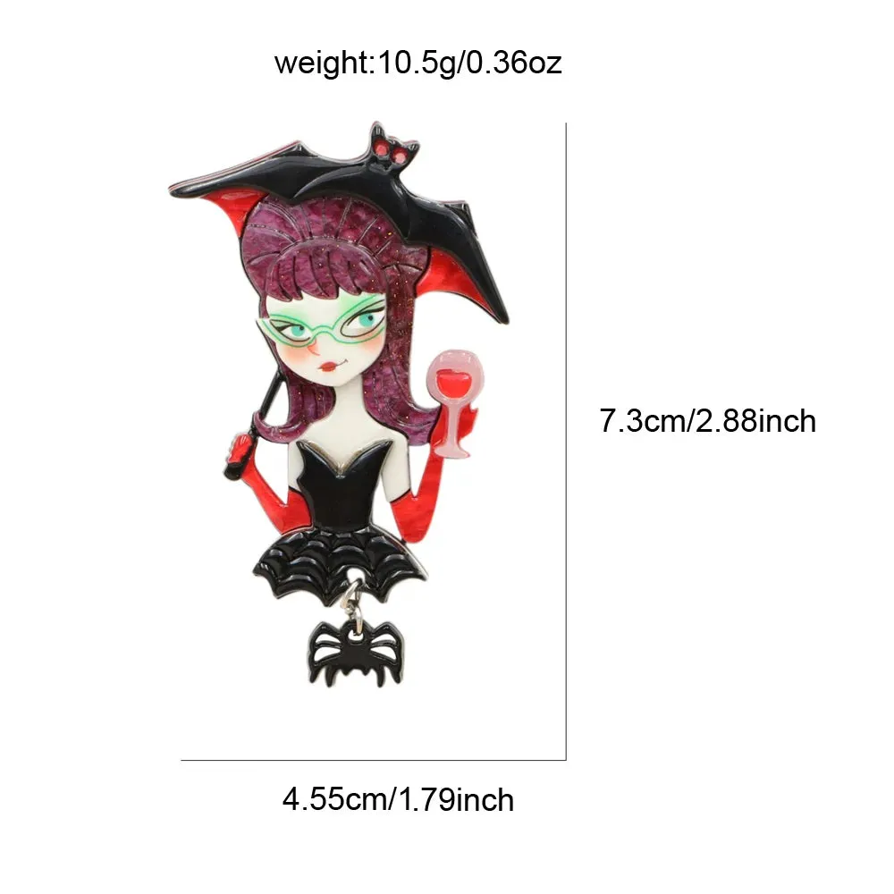 Lydia Acrylic Brooch