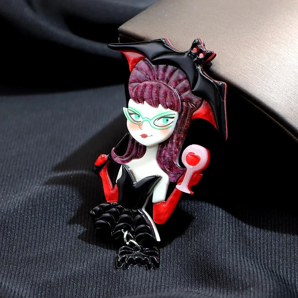 Lydia Acrylic Brooch
