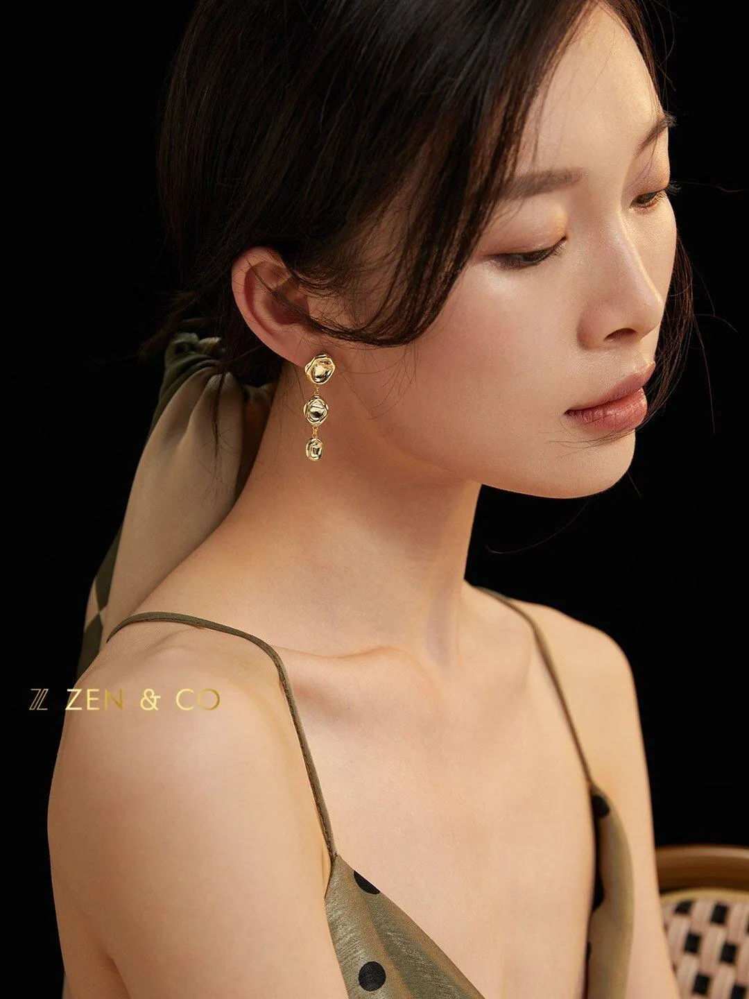 MAEVE Fluid Way of Water dangle earrings