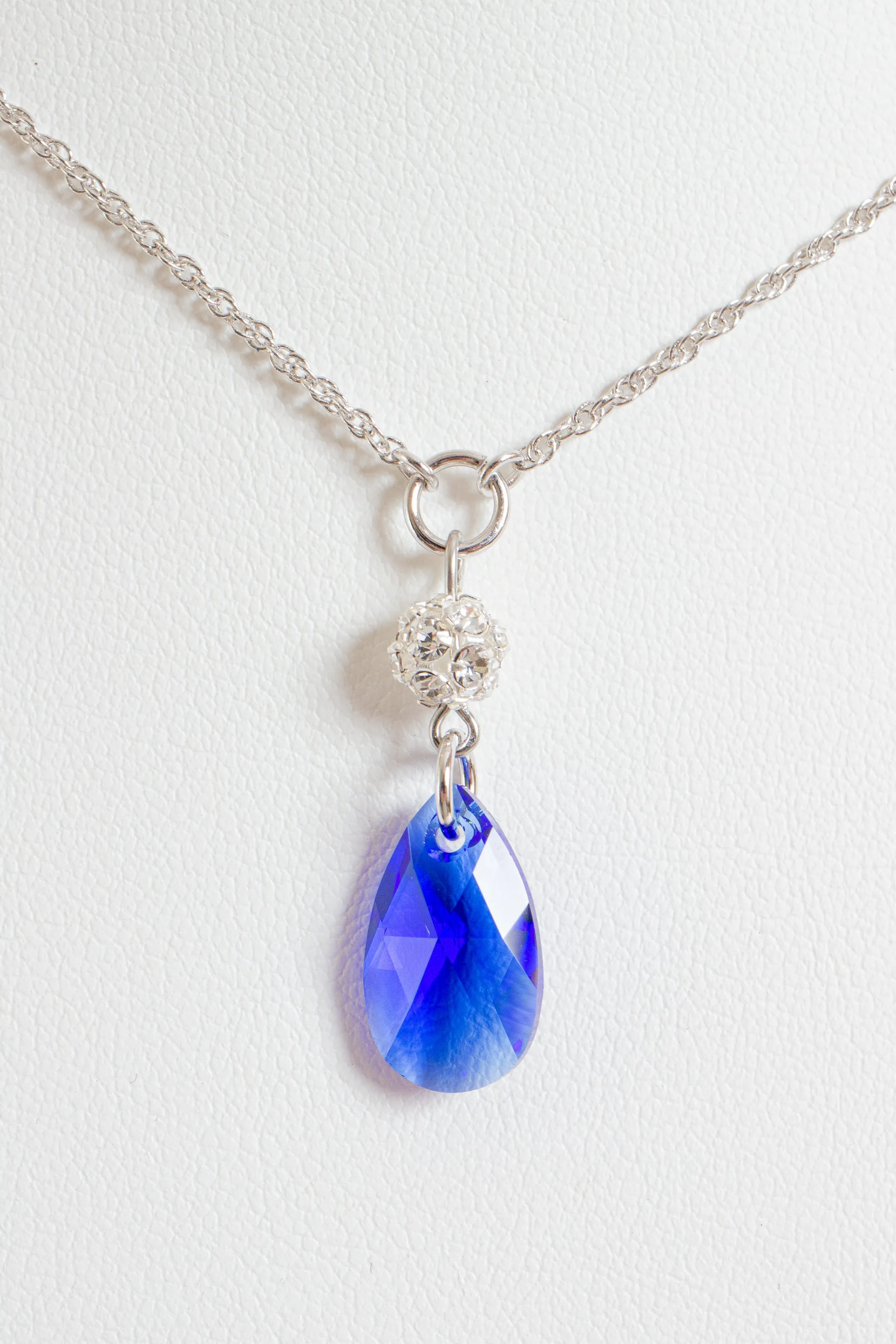 Majestic Blue Crystal Necklace