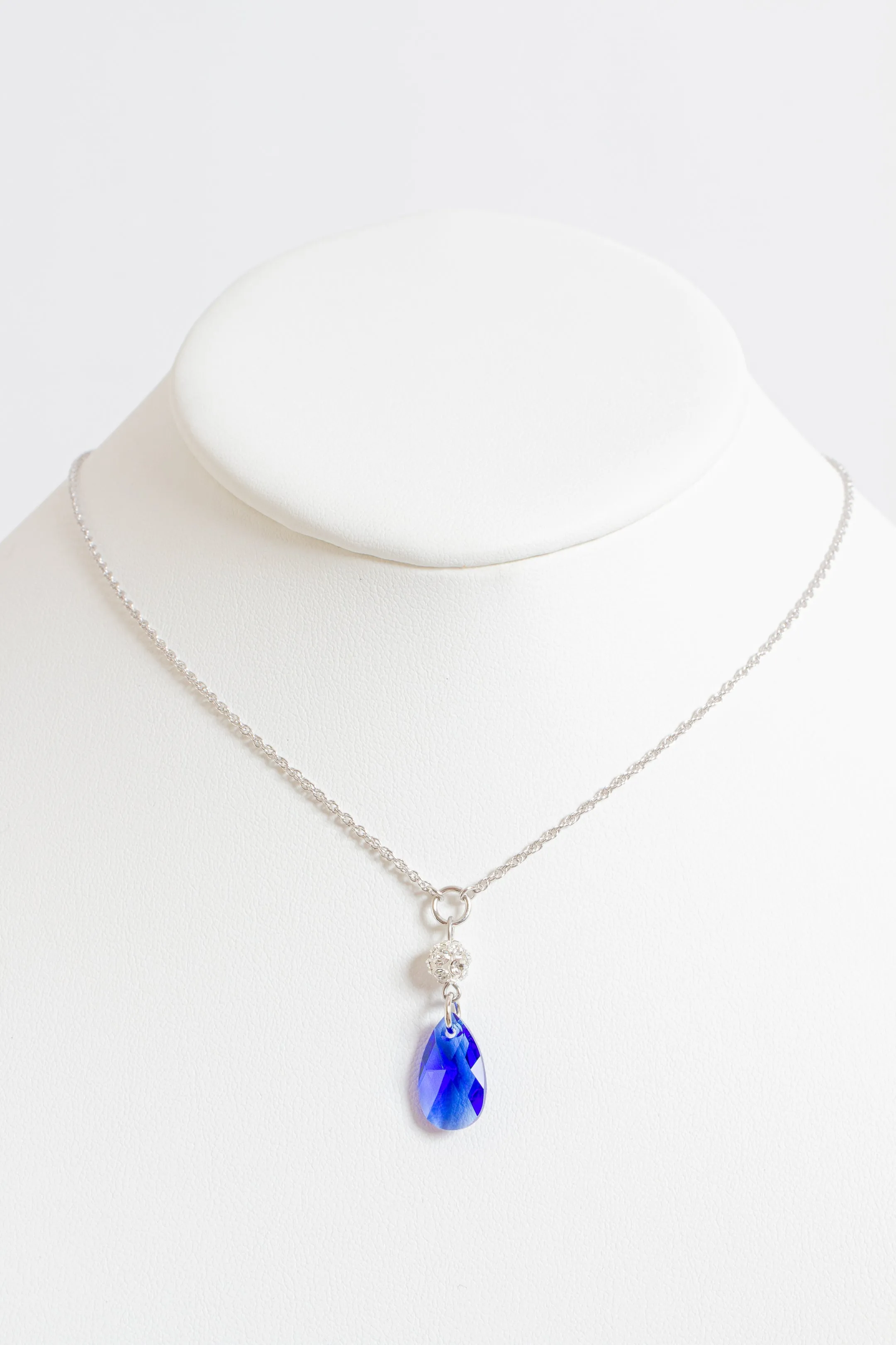 Majestic Blue Crystal Necklace