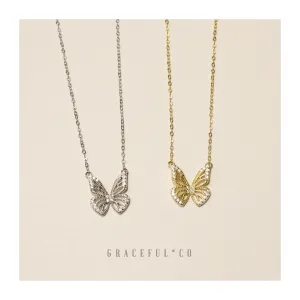 Majestic Monarch Butterfly Necklace