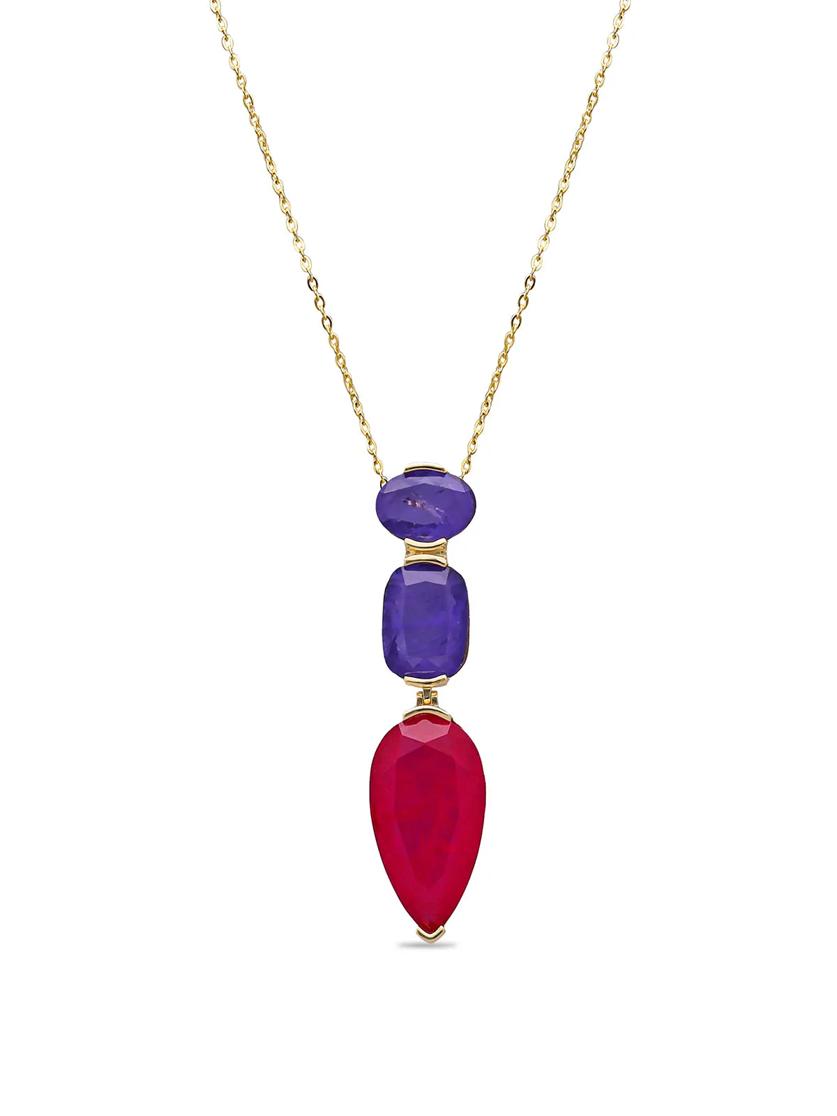Majestic Mosaic Pendant With Chain