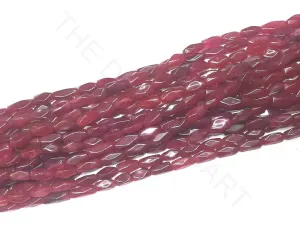 Maroon Semi Precious Jade Stones