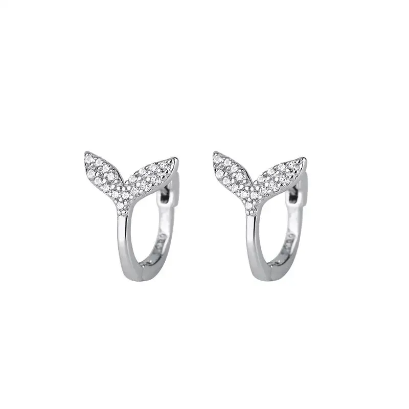 Mermaid’s Tail Huggie Earrings