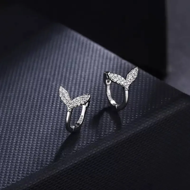 Mermaid’s Tail Huggie Earrings