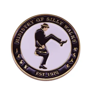 Ministry of Silly Walks Badge Monty Python Flying Circus Pin