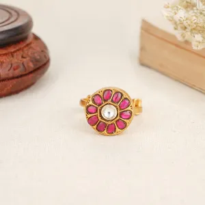 Mithula Kundan Ring