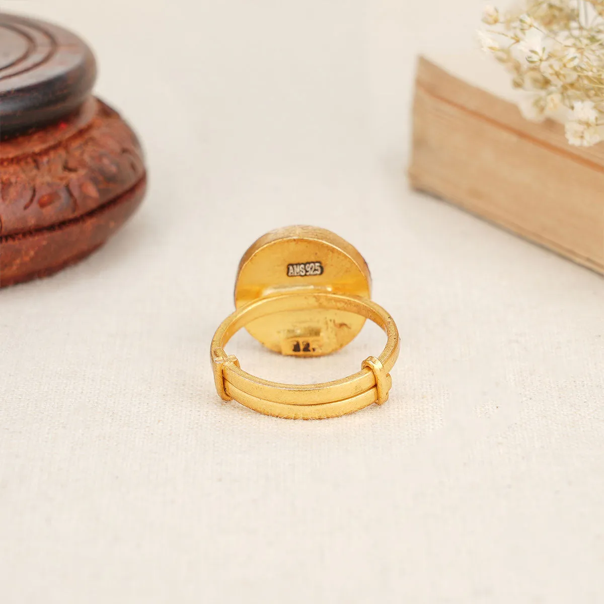 Mithula Kundan Ring