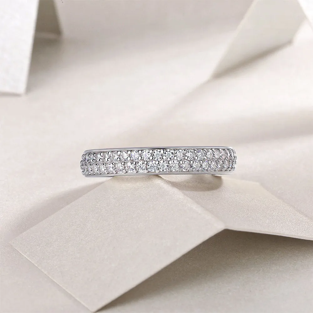 Moissanite S925 Side Micro Cut Ring