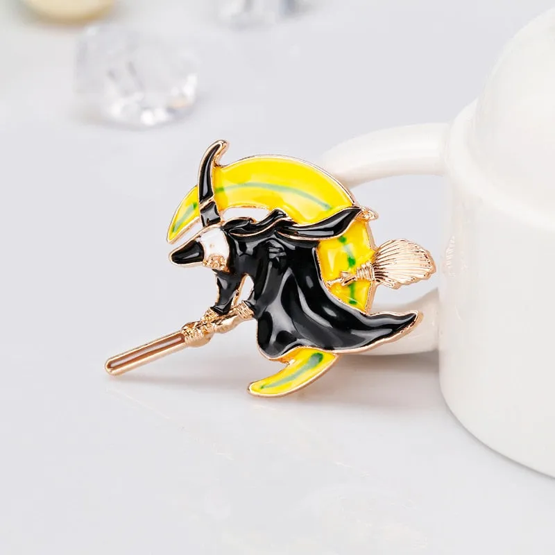 New Creative Halloween Brooches For Women Cartoon