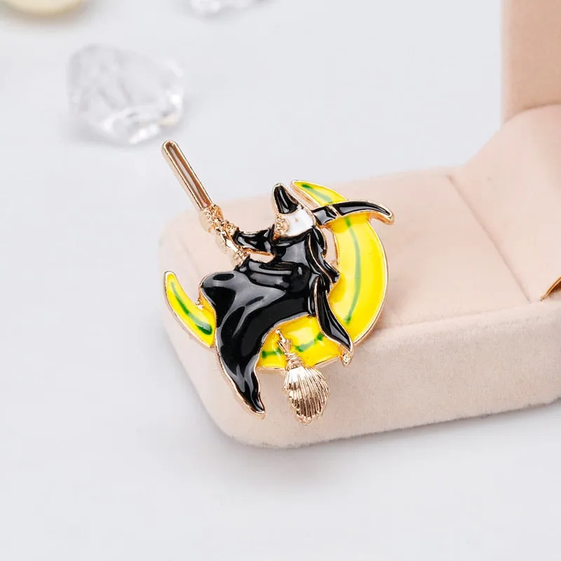 New Creative Halloween Brooches For Women Cartoon