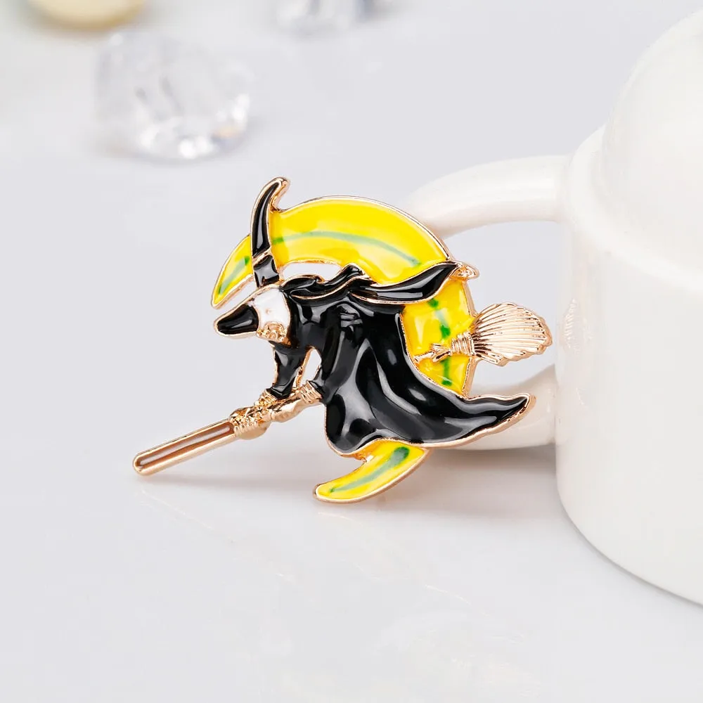 New Creative Halloween Brooches For Women Cartoon