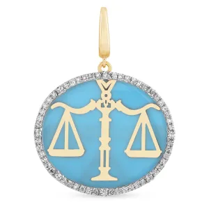 Oval Libra Charm