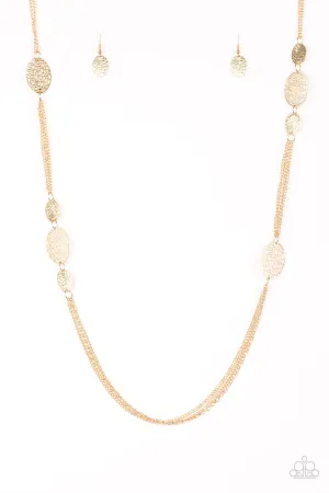 Paparazzi Necklace ~ A Force Of Nature - Gold