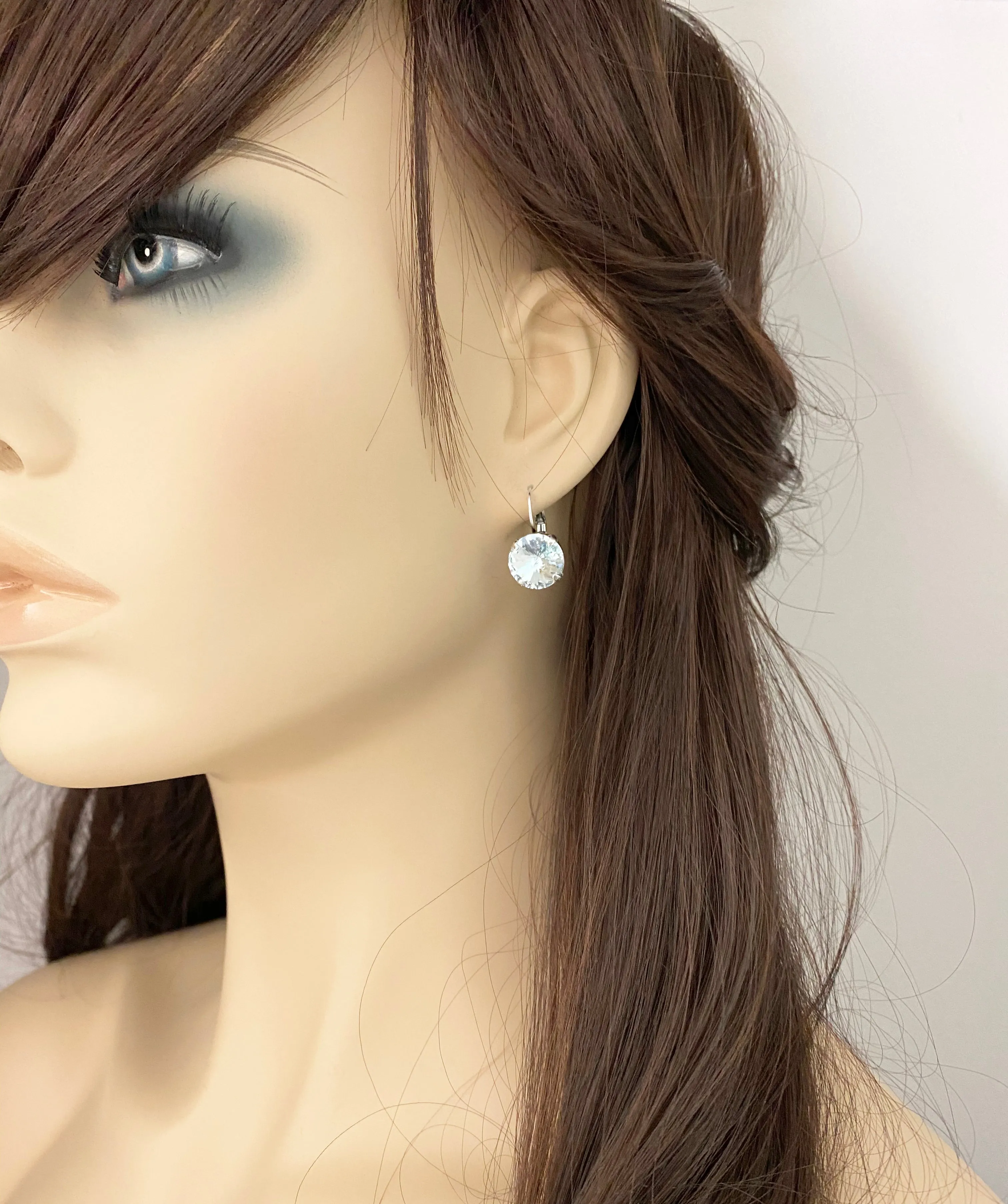 Peak Leverback Earrings • Extra Large