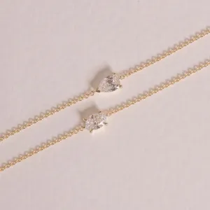 Pear Diamond Bracelet