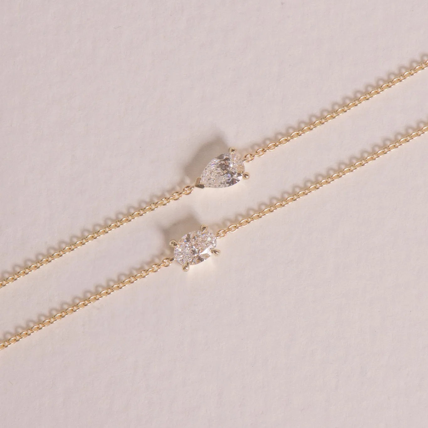 Pear Diamond Bracelet
