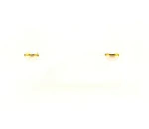 Pearl with Gold Stud Earrings