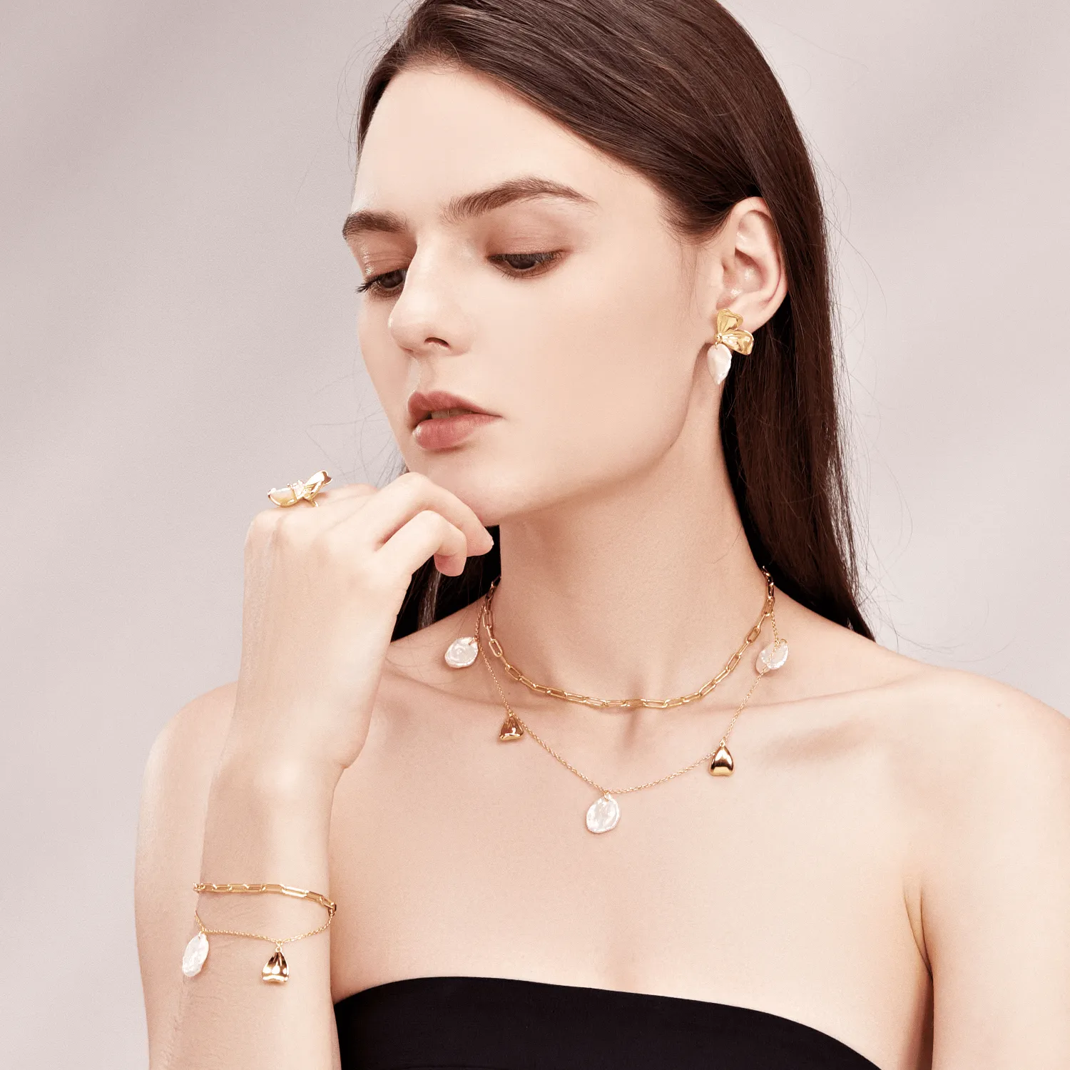 Petal Drop Earrings