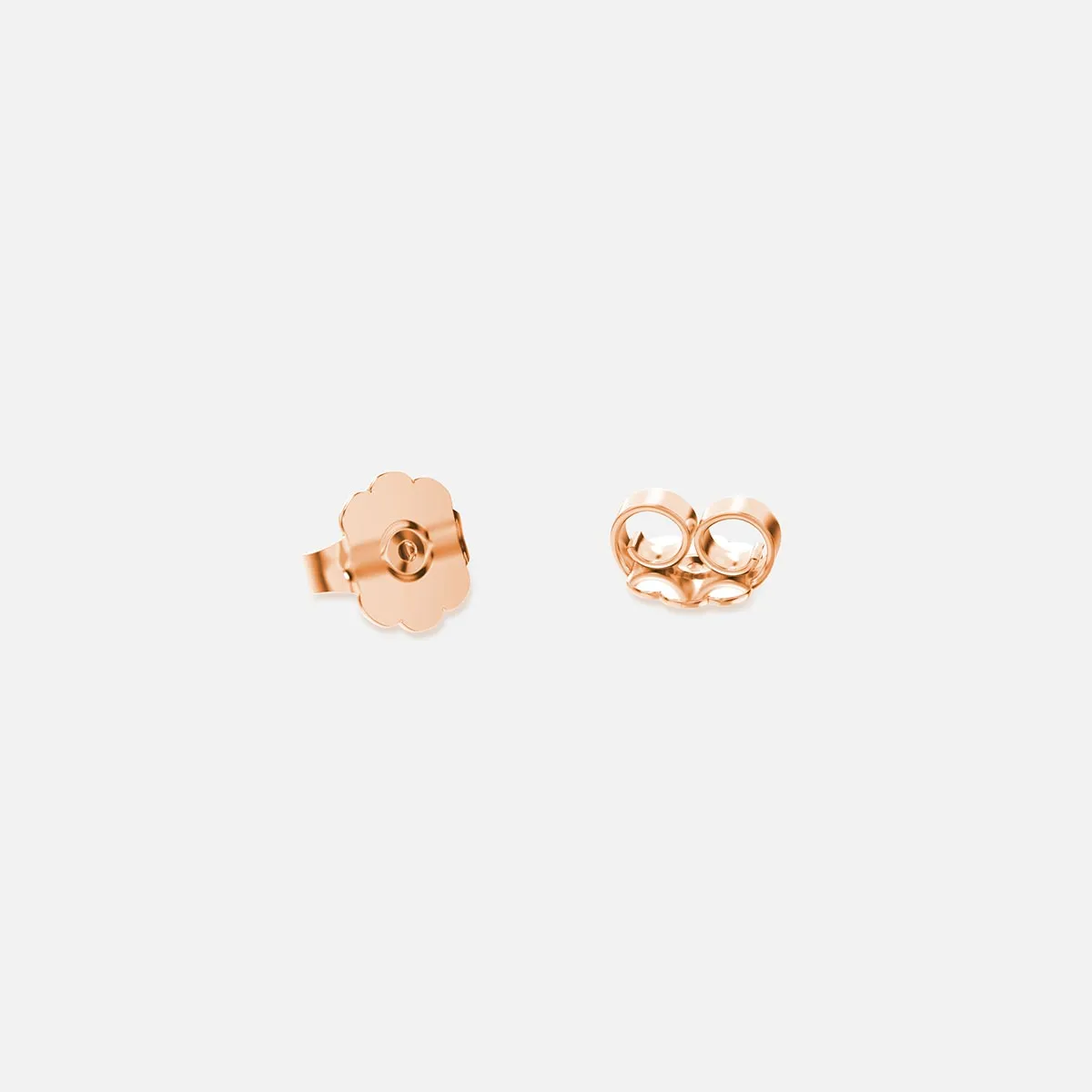 Plain Moon Stud Earrings
