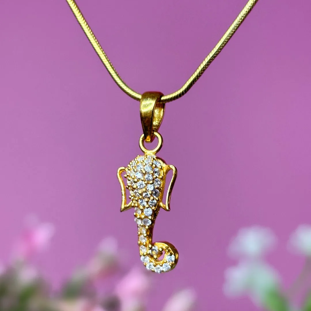 Prosperity Ganpati Pendant in Sterling Silver