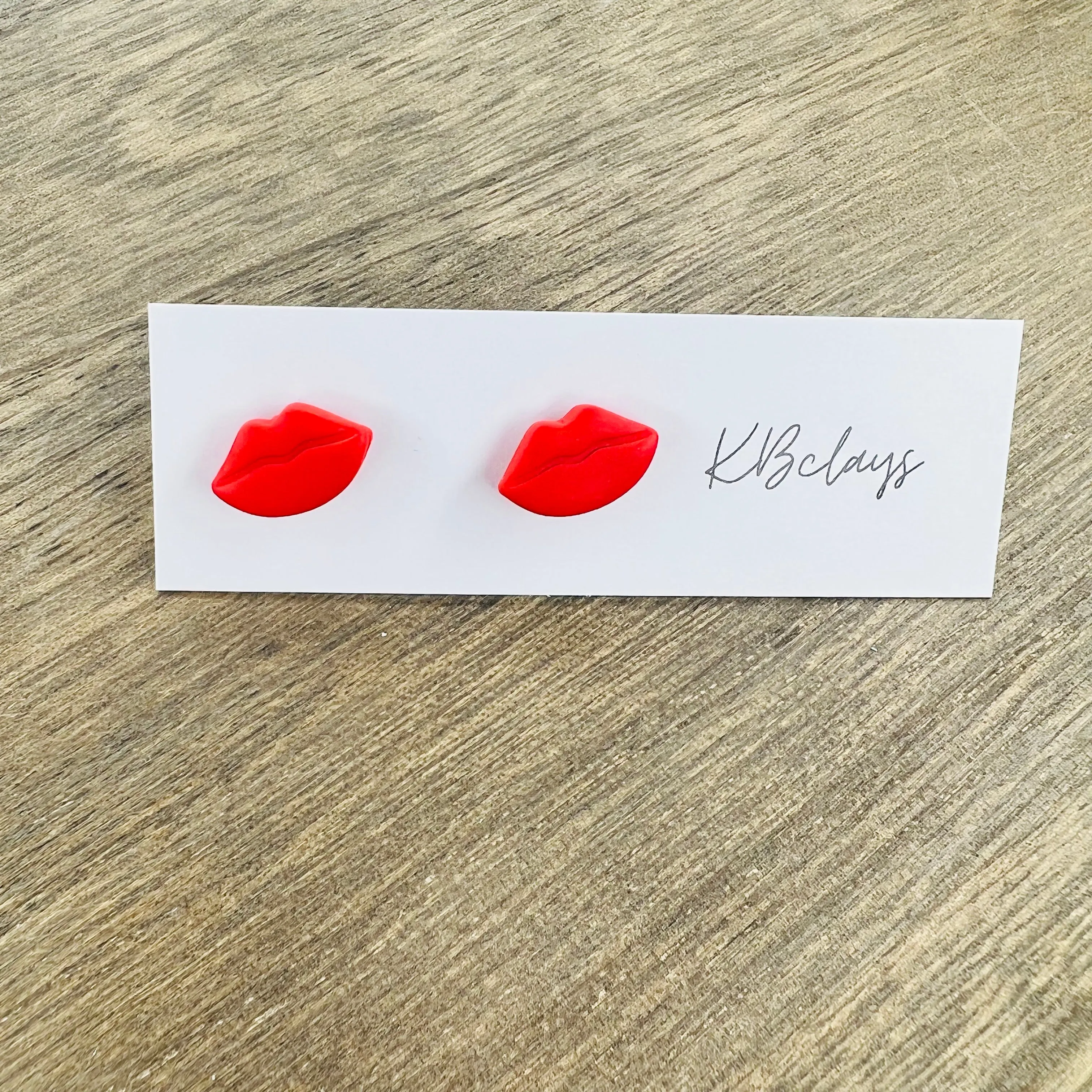 Pucker Up Earrings - 4 color options