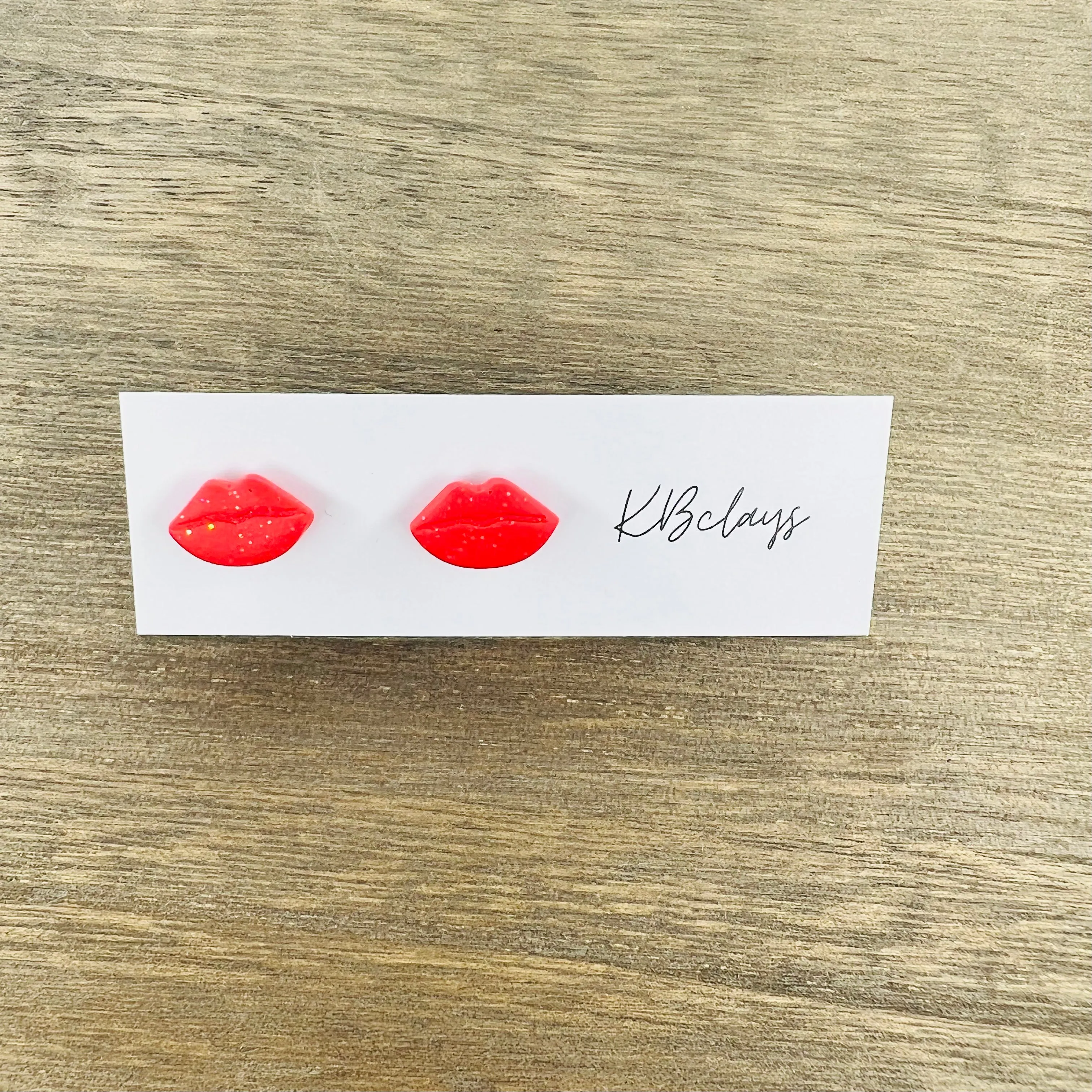 Pucker Up Earrings - 4 color options