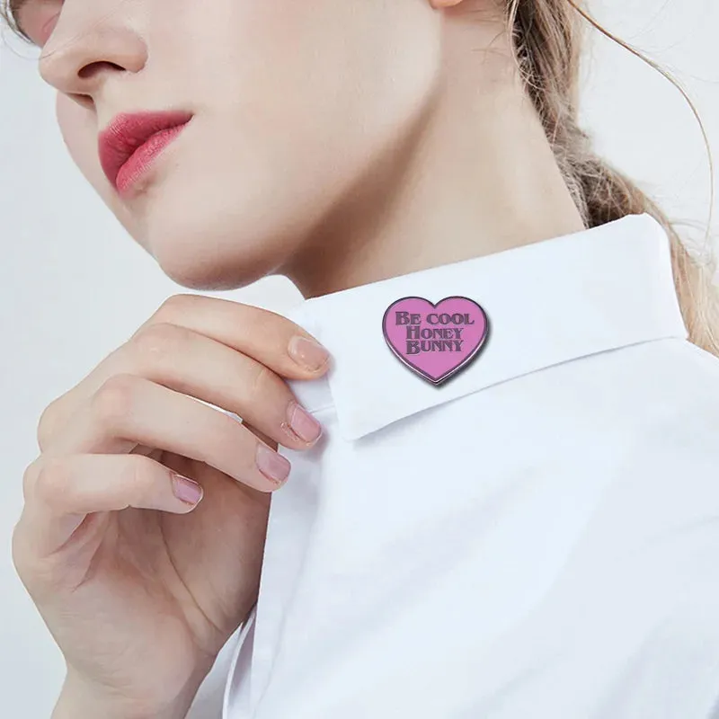Pulp Fiction Be Cool Honey Bunny Enamel Pin