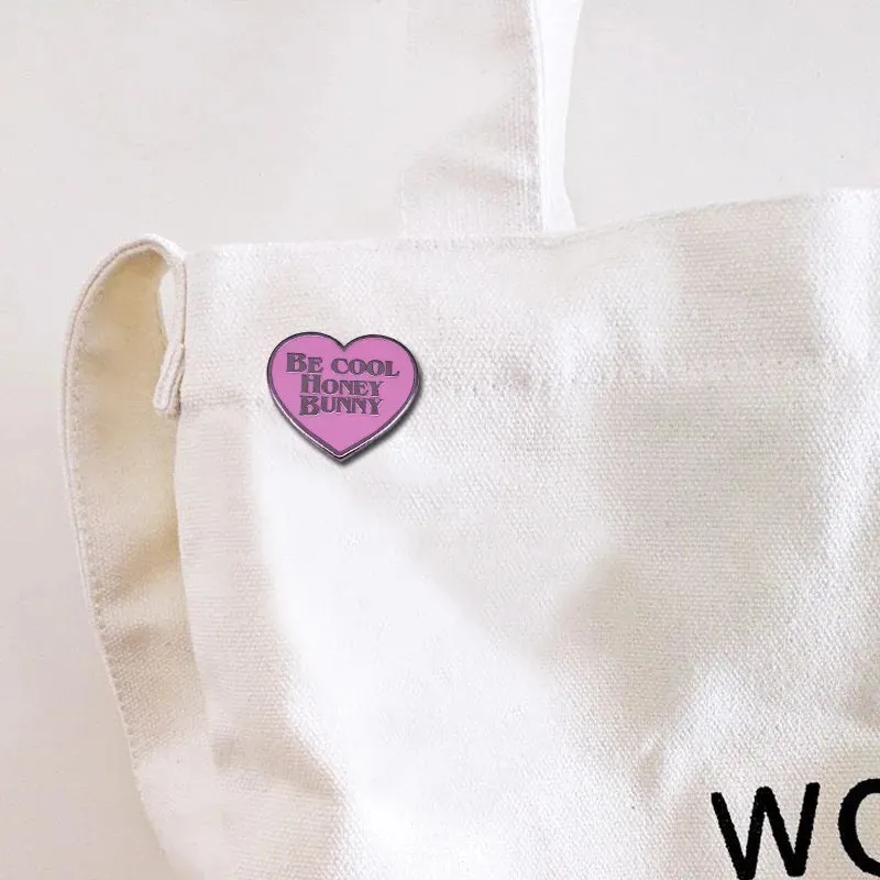 Pulp Fiction Be Cool Honey Bunny Enamel Pin