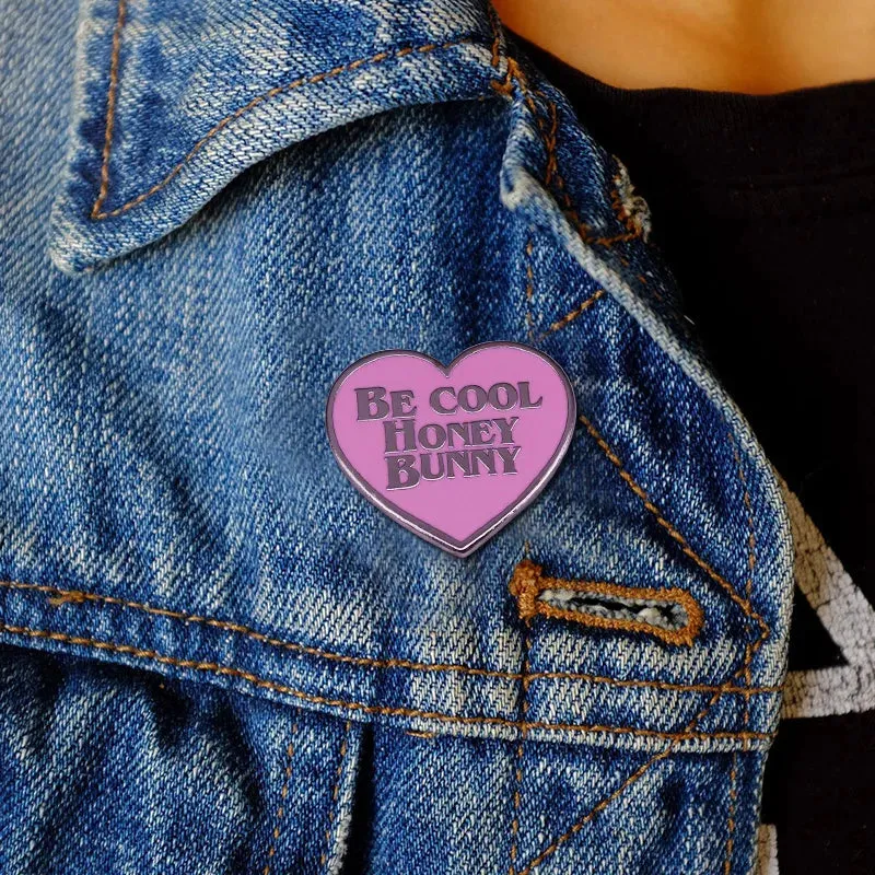 Pulp Fiction Be Cool Honey Bunny Enamel Pin