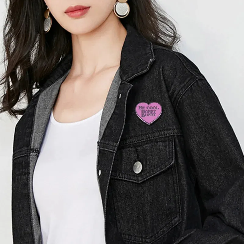 Pulp Fiction Be Cool Honey Bunny Enamel Pin