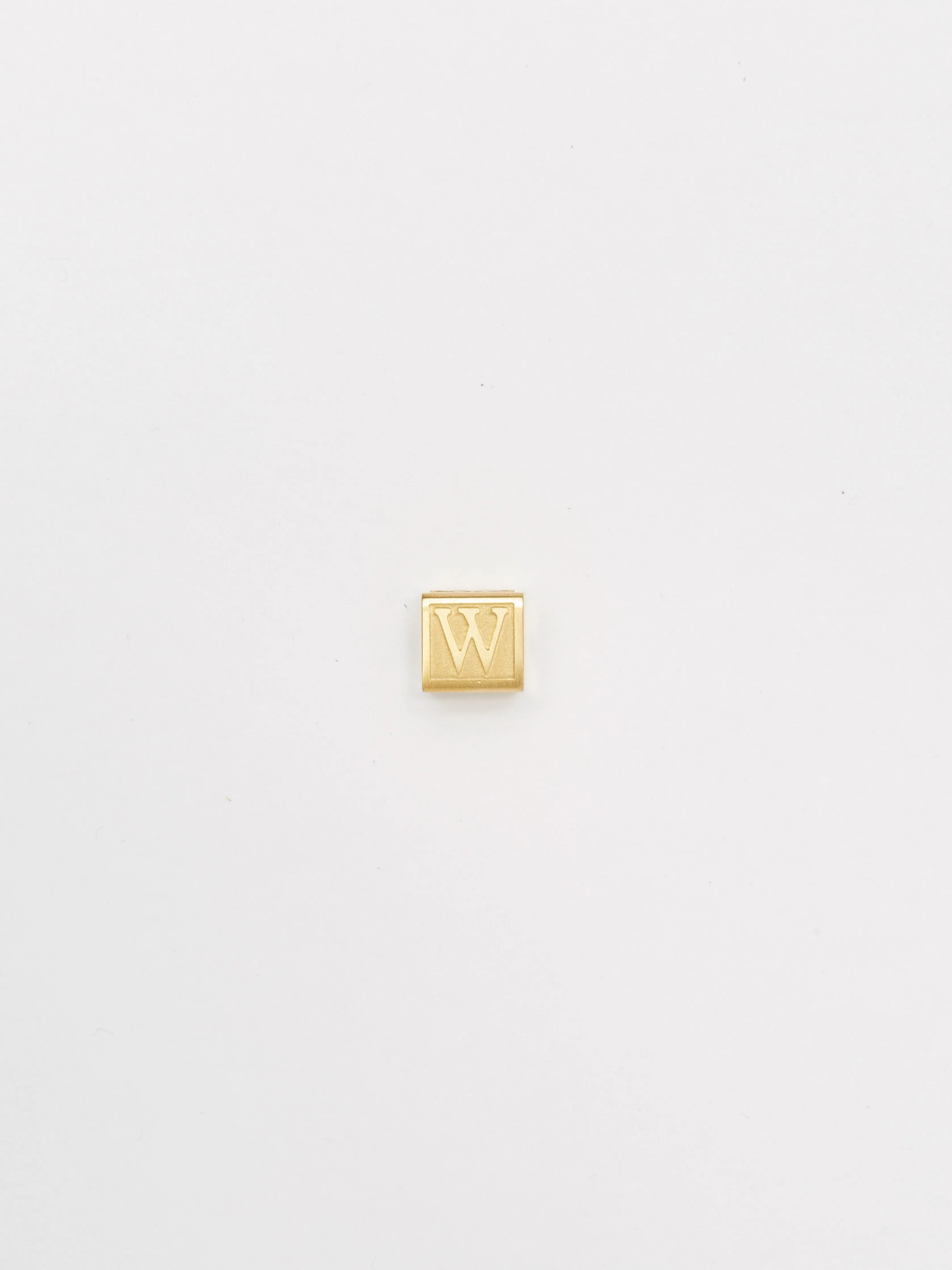 "W" Letter Block
